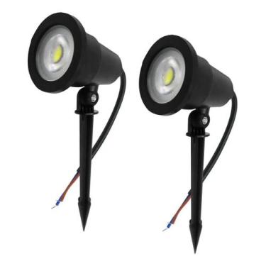 Imagem de Kit com 2 Luminárias Espeto LED 7W para Jardim Bivolt - apollo