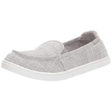 Imagem de Roxy Minnow Tênis feminino sem cadarço, Cinza frio, 38