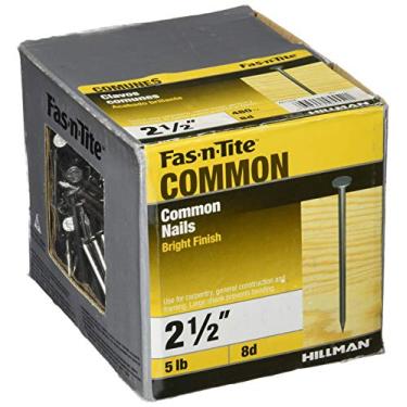 Imagem de HILLMAN FASTENERS 461358 2,26 kg 6,35 cm 8D unhas comuns brilhantes