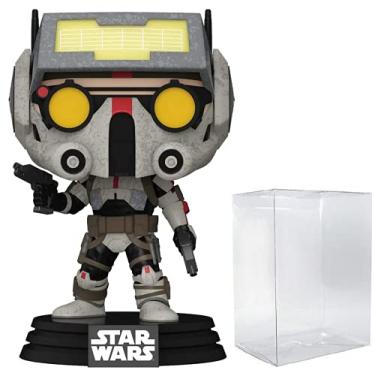 Imagem de POP Star Wars: Bad Batch – Boneco de vinil Funko Pop! da Tech (combinado com capa protetora de caixa pop)