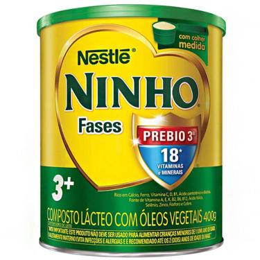 Imagem de Composto Lácteo Nestlé Ninho Fases 3+ Lata 400G