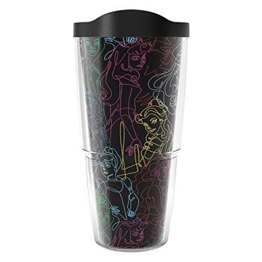 Imagem de Tervis Disney – Copo térmico Princess Endless Elegance feito nos EUA com parede dupla mantém as bebidas frias e quentes, 700 ml, clássico