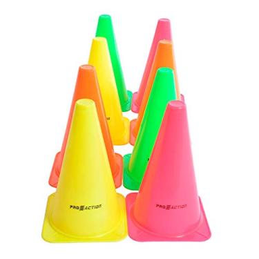 Imagem de Kit de Cones para Treino de Agilidade (18cm - 8 Unid.)