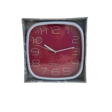 Imagem de Relógio De Parede Cinza/Branco 25,2 Cm - Yin's