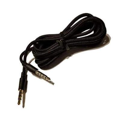 Imagem de ienza Cabo adaptador de áudio A10 A40 para jogos Aux para fones de ouvido para jogos AstroA10 A10 A40 TR – Cabo trançado para máxima durabilidade/força