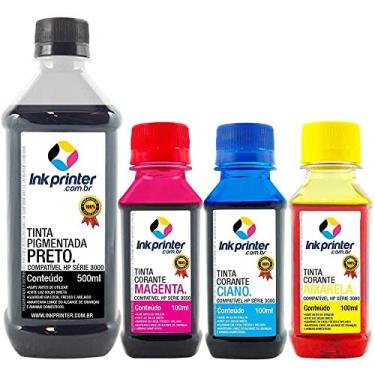 Imagem de Tinta Inkprinter para Recarga de Cartucho de Impressora Hp (800ml)