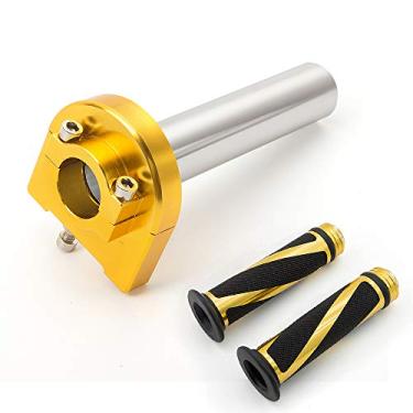 Imagem de Suporte de guidão para motocicleta Krace de 2,7 cm com controle de alavanca motorizado de tubo de torção rápida CNC anodizado paraKrace KR-118-044