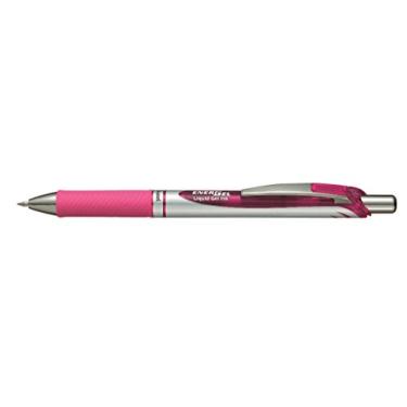 Imagem de Pentel BL77 EnerGel 0,7 mm caneta esferográfica de gel líquido retrátil - tinta rosa (BL77-P)