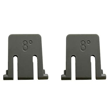 Imagem de ARusyna 2 peças de pés de teclado para Logitech K270 K260 K275 K200, peças de reposição cinza para suporte de pé de teclado
