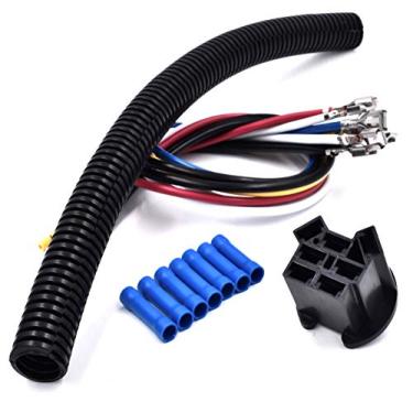 Imagem de HD Switch Kit de reparo de conector de 7 terminais para interruptor de ignição de arranque substitui John Deere GY20074 AM132807 AM133597 e serve para L LA D LT X Series, L120 L130, todos os modelos Sabre Scotts