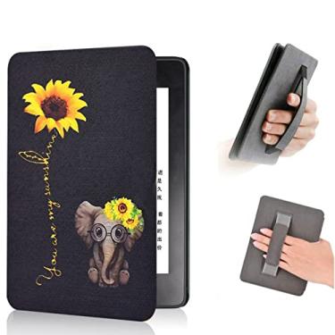 Imagem de Capa leve com alça de mão para o Kindle de 11ª geração, modelo (C2V2L3) lançado em 2022. com ativação automática - hibernar, não para a 11ª geração do Kindle Paperwhite