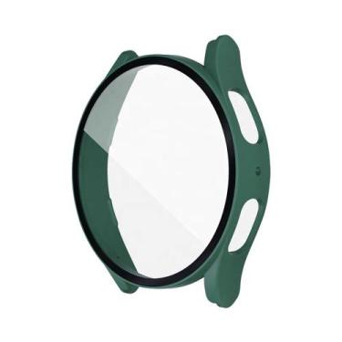 Imagem de Capa Case Com Pelicula De Vidro 3D Para Samsung Galaxy Watch 5 40mm Sm
