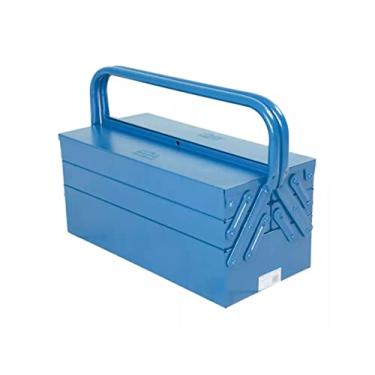 Imagem de CAIXA FERRAMENTAS METALICA SANFONADA 40CM 5 GAVETAS