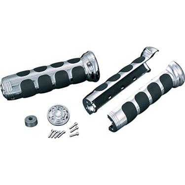 Imagem de Kuryakyn ISO Grips for Stock Heated Grips (Chrome) for 06-17 Honda GL1800CFRT