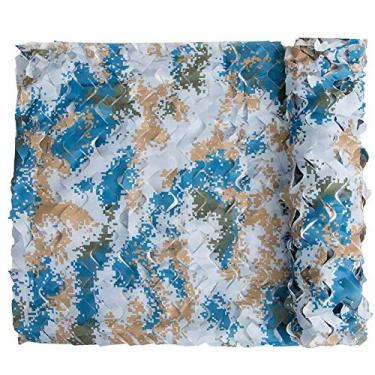 Imagem de Tencen Rede de camuflagem personalizada de malha dupla para decoração de caça, pátio, para-sol, foto, acampamento, fazenda de peixes, fábrica, exposição, pano de fundo, cortina de paintball, cerca