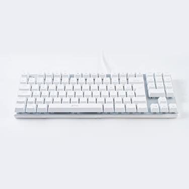 Imagem de Teclado Mecânico Aplus Tech Barak White Led Branco ABNT2 Switch Outemu Brown