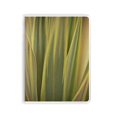 Imagem de Caderno de fotos com estampa de folhas da natureza da Plant Leaves Diário capa macia