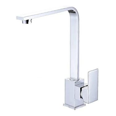 Imagem de Torneira Da Cozinha Gourment Monocomando Co m Misturaduor Cromo Prata Dc6017a Luuk Young