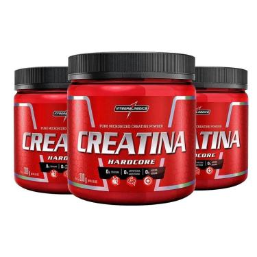 Imagem de KIT 3X Creatina Hardcore 300g Integralmedica-Unissex