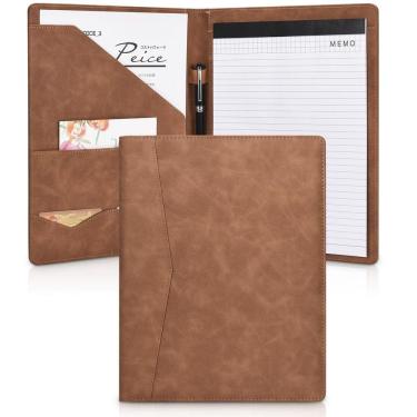 Imagem de Pasta de couro Padfolio Portfolio Pacific Mailer Brown