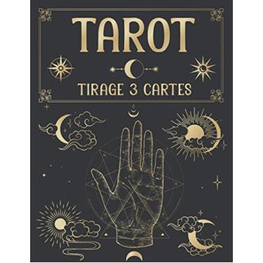 Imagem de Tarot Tirage 3 Cartes: 120 fiches préremplies pour noter vos tirages journaliers, intérieur fait sur mesure | Une idée cadeau personnalisée.