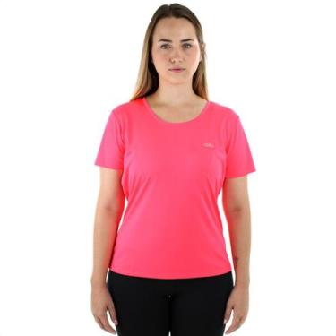 Imagem de Camiseta Olympikus T-Shirt Essential Mc F Rosa Choque - Feminina