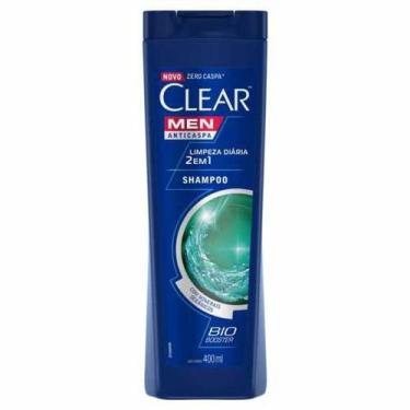Imagem de Shampoo Anticaspa Clear Men Limpeza Diária 2 Em 1 400ml - Unilever