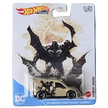 Imagem de Hot Wheels Custom Ford Transit Connect 2009 Batman 1/5 - Van de Brinquedo - Adulto