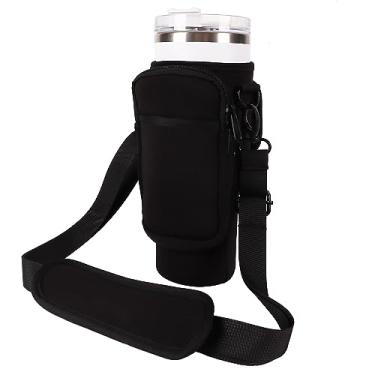 Imagem de LMYUHONG Suporte de bolsa para garrafa de água Stanley com bolsa de armazenamento, serve para Quencher Adventure 1,134 g, acessórios de copo Stanley H2.0, bolsa de garrafa para caminhadas, viagens