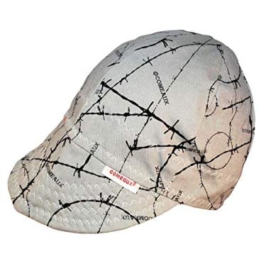 Imagem de Comeaux Caps Tampa de solda reversível cinza arame farpado tamanho 7 5/8