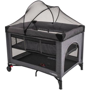 Imagem de Berço e Cercado Fast Kiddo Portátil e Automático - Grafite
