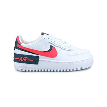 Imagem de Nike Womens Air Force 1 Shadow White Red DB3902-100 (Numeric_9_Point_5)