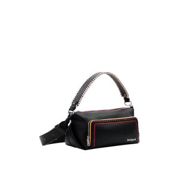 Imagem de Desigual Bolsa de ombro bordada M, Preto, One Size