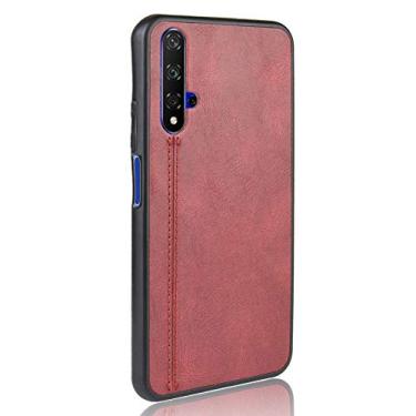 Imagem de Capa para celular Huawei Honor 20/Honor 20S Capa de celular Rugged Shield 360° Proteja seu telefone capa de couro liso para Huawei Honor 20/Honor 20S