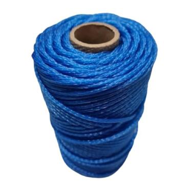 Imagem de Varal Corda Nylon Unifio Azul Rolo Com 100 metros