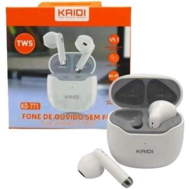 Imagem de Fone De Ouvido Bluetooth Kaidi Kd771 Original Lançamento, Branco