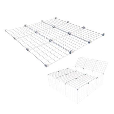 Imagem de Teto ou Fundo para Cercado Aramado Pet 90x90cm com Telas e Conectivos 