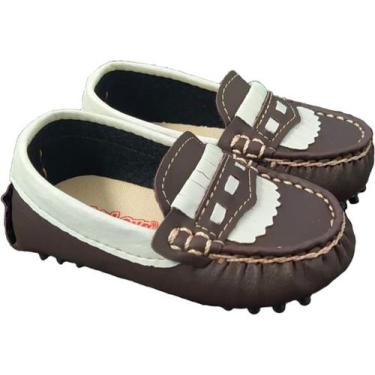 Imagem de Mocassim Social Infantil Menino Bebe 17/22 Sapatinho Cravinh - anjo da