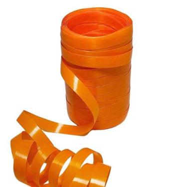 Imagem de 1 fitilho decorativo laranja 5mmx20m p enfeite artesanato - DIVA E BEL