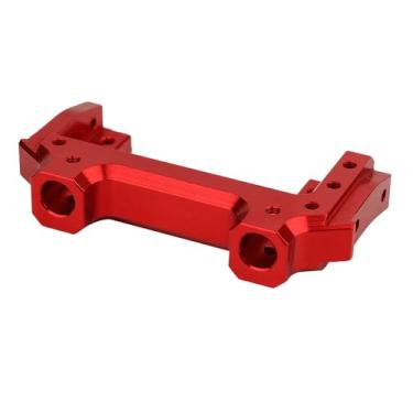 Imagem de ZXYRC Aluminum Alloy Front Bumper Servo Mount for Axial SCX10 II 90046 90047 RC Crawler Car Upgrades (Red)