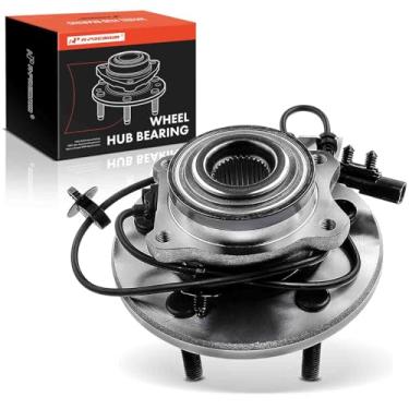 Imagem de A-Premium Rolamento de roda dianteira e conjunto de cubo com ABS e 5 terminais compatíveis com Chrysler Pacifica 2007-2008