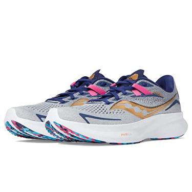 Imagem de Saucony Tênis de corrida feminino Ride 15, Vidro Prospect, 34