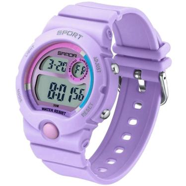 Imagem de Relógio Digital Feminino Casual Esportivo A Prova D`Água