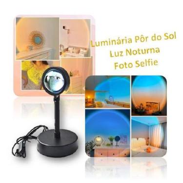 Imagem de Luminária Pôr Do Sol Led Foto Luz Noturna Decoração Sunset - Concise F