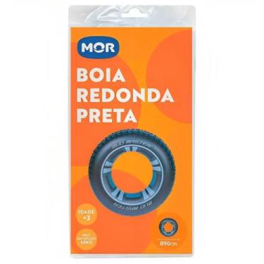 Imagem de Boia Inflável Redonda Preta 90CM 1813 - Mor