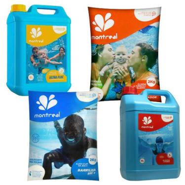 Imagem de 1 Clarif. Montreal 5L + 1 Choque Montreal 5L + 1 Barrilha Montreal 2Kg