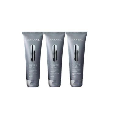 Imagem de Kit Lowell Silver Slim Hidratante - Shampoo 240ml (3 unidades)