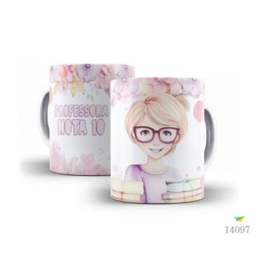 Imagem de Caneca dia dos professores floral 10 - LiveSub