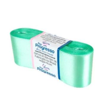 Imagem de Fita de Cetim Progresso 38mm nº9 - 10m Cor 232 Verde Menta - 01 unidad