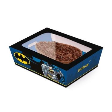 Imagem de Caixa Practice para Meio Ovo 350g Batman - 06 unidades - Cromus Páscoa